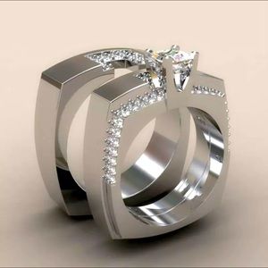 Luxury Crystal/Silver colored wedding set